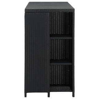 VidaXL Stehtisch poly-rattan  