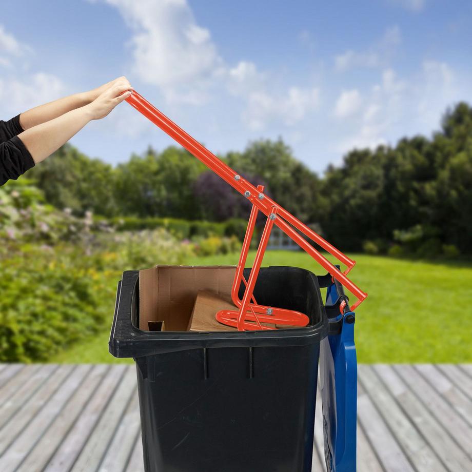 B2X  Compacteur de déchets rouge pour la poubelle 