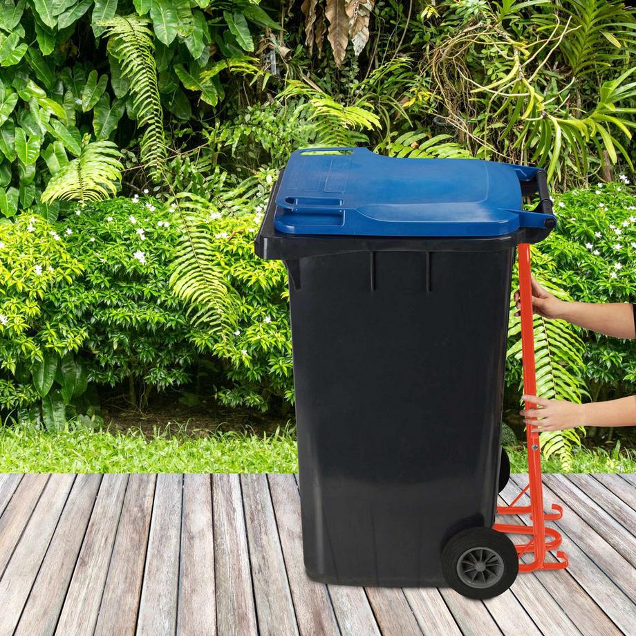 B2X  Compacteur de déchets rouge pour la poubelle 