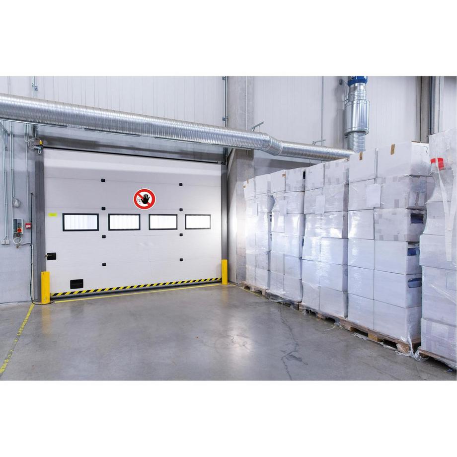 Exacompta Cartello adesivo rotondo diametro 20cm VIETATO L'ACCESSO  