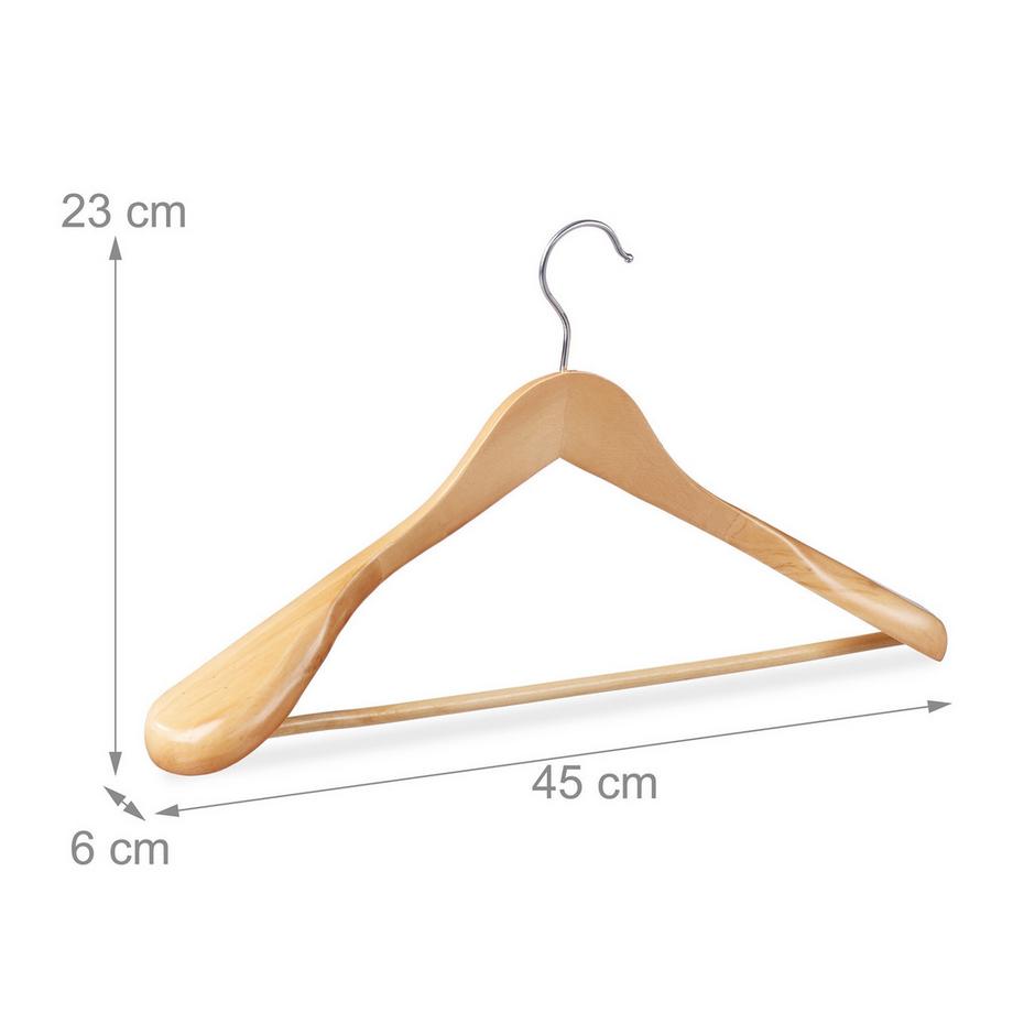 Northix Grucce per abiti, supporto per spalle larghe  