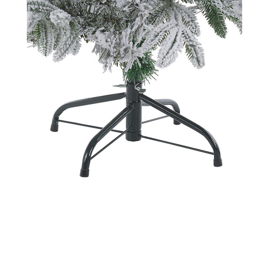 Beliani Sapin de Noël artificiel enneigé en PVC Scandinave BASSIE  