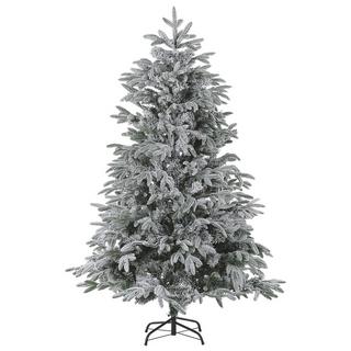 Beliani Sapin de Noël artificiel enneigé en PVC Scandinave BASSIE  