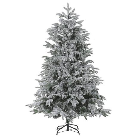 Beliani Sapin de Noël artificiel enneigé en PVC Scandinave BASSIE  