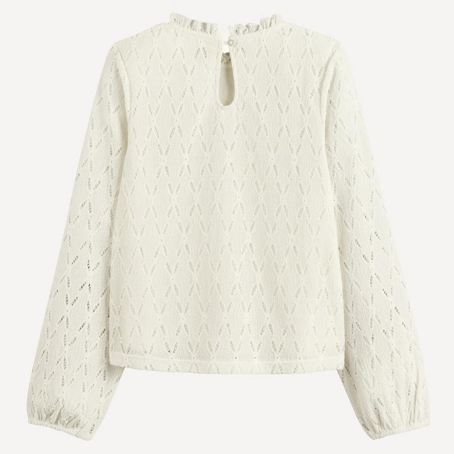 La Redoute Collections  Shirt mit Lochmuster 