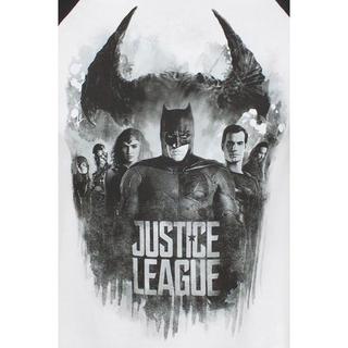 Justice League  Charakter Line Up Raglan TShirt 