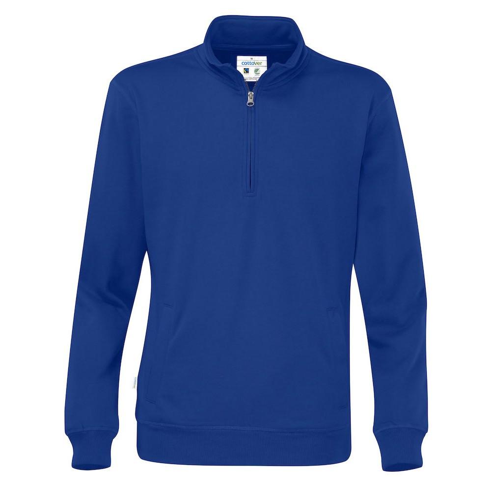 Cottover Felpa Half Zip Regular Fit  