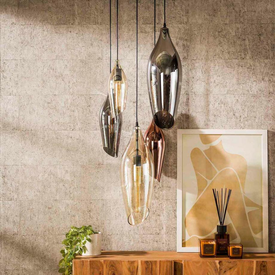 mutoni industrial Hängelampe Cocoon Mix 5L gestuft  