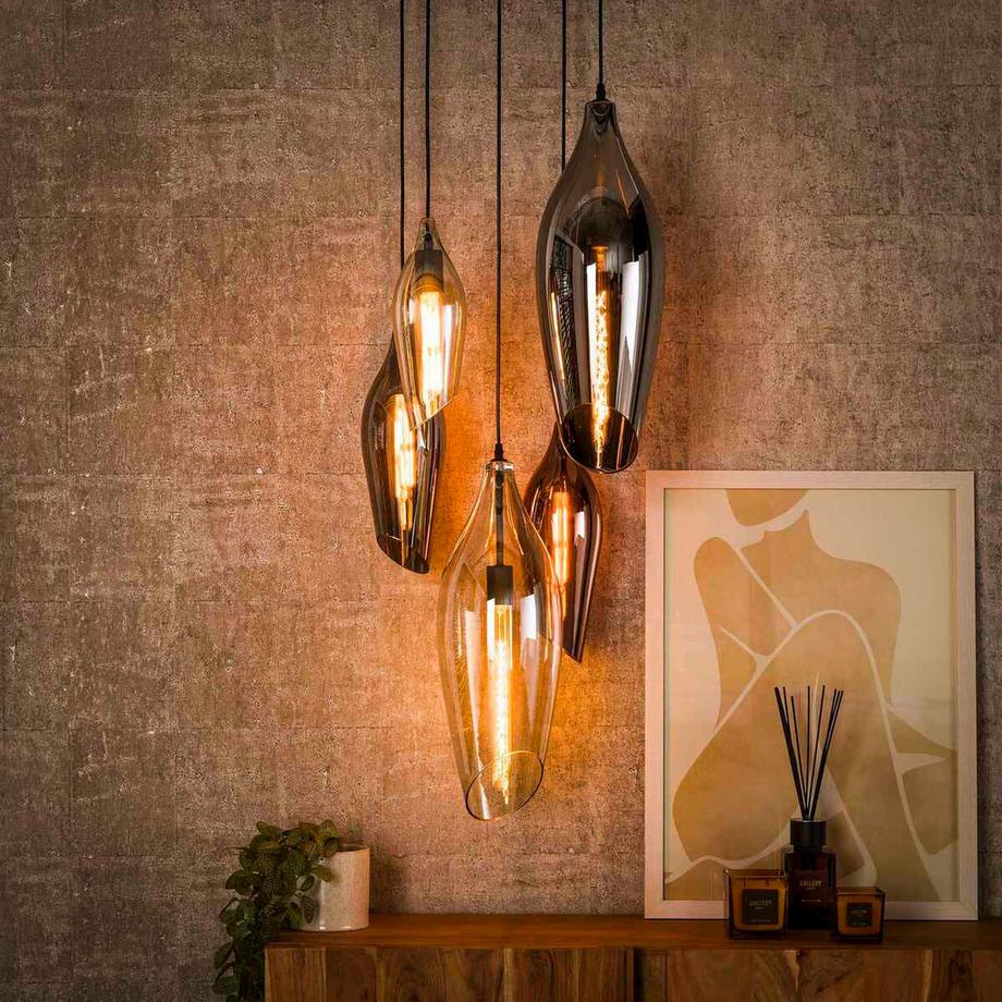 mutoni industrial Hängelampe Cocoon Mix 5L gestuft  