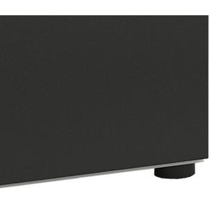 VCM Holz Midischrank | Badschrank mit offenem Fach und einer Drehtür | Maße H. 93 x B. 31 x T. 30 cm | Midischrank - Flandu  