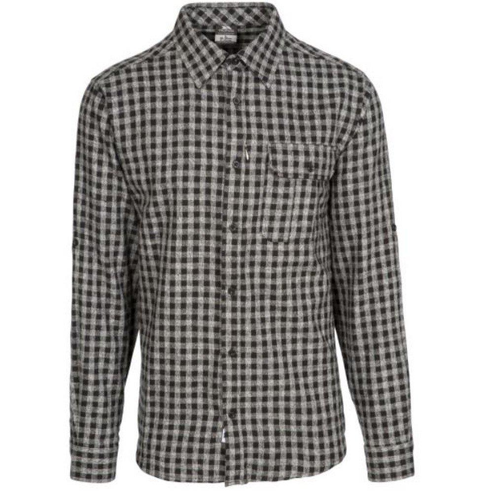 Image of Langarmhemd Participate Herren Schwarz XXS