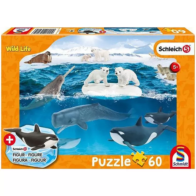 Schmidt Puzzle In der Arktis inkl. Schleich-Figur (60Teile)online kaufen MANOR