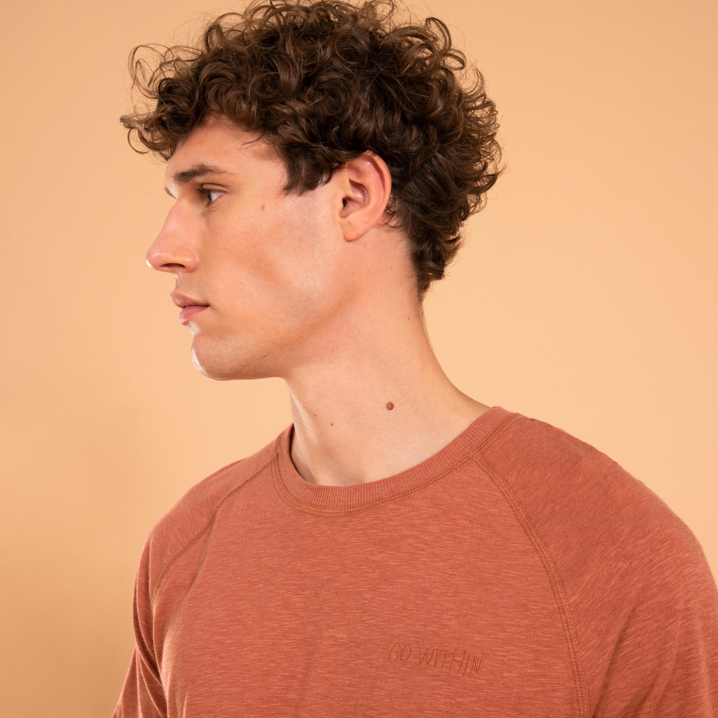 Image of Kurzarmshirt - Soft Herren Braun 52/2XL