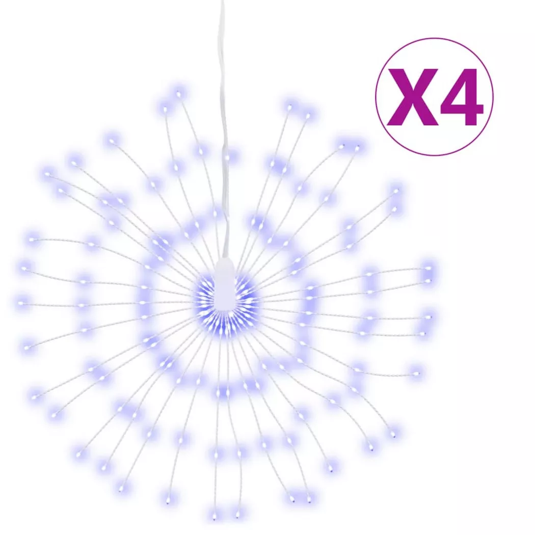 VidaXL - Weihnachtsbeleuchtung, One Size, Blau