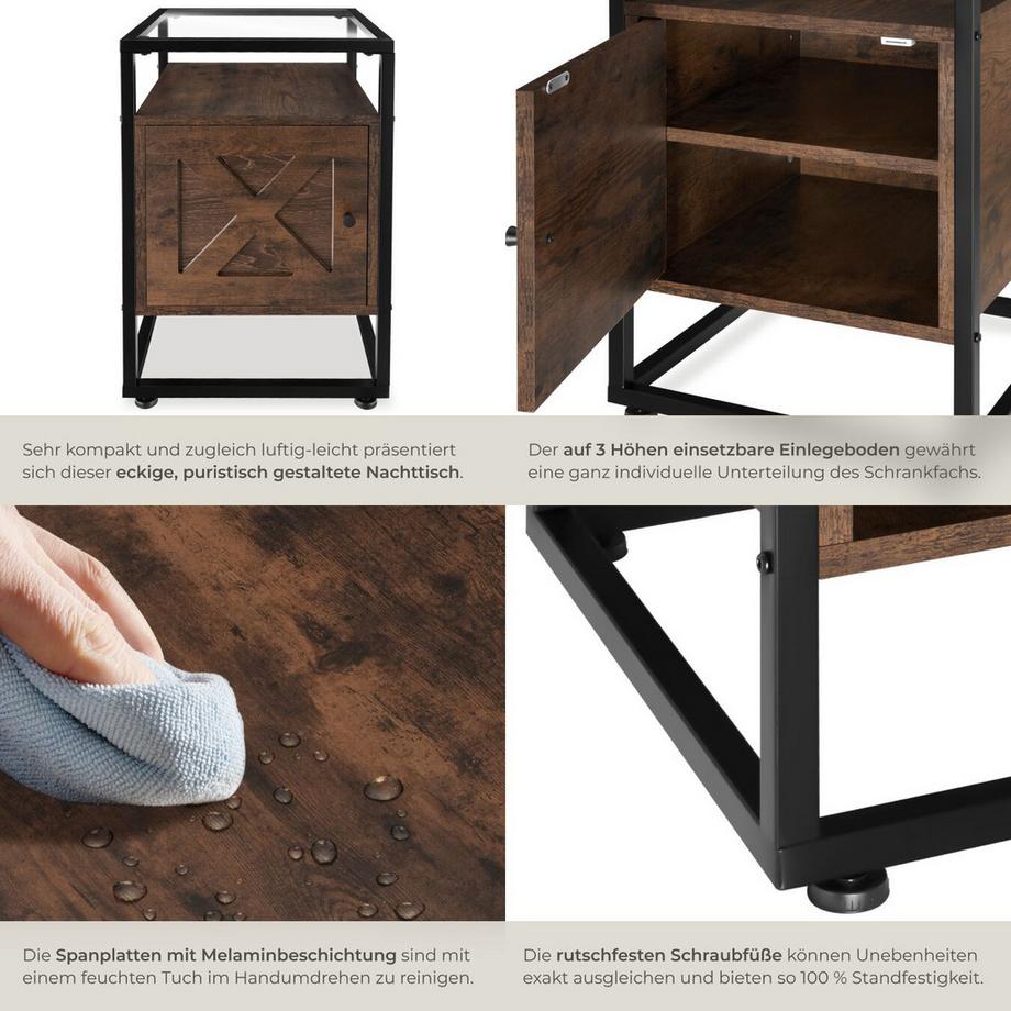 Tectake Comodino Kidderminster  