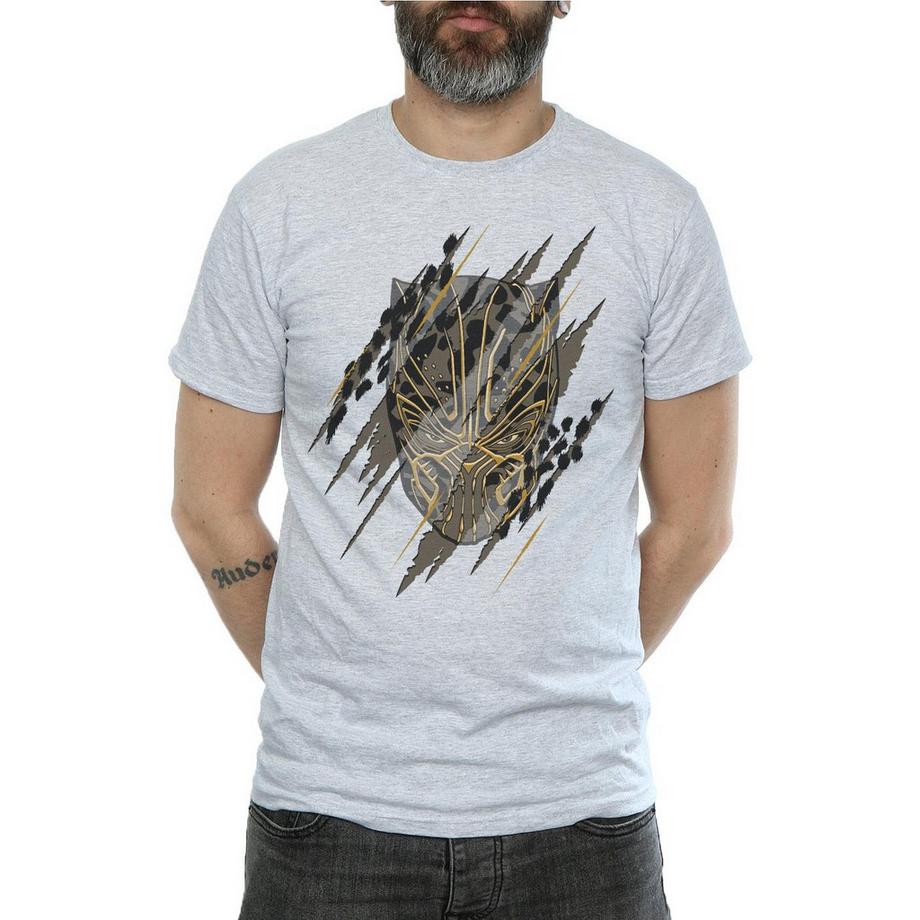 MARVEL Black Panther Mask Graphic Print T-Shirt  
