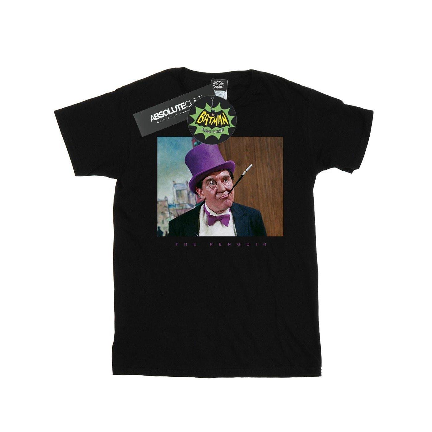 Image of Batman Tv Series The Penguin Photograph Tshirt Damen Schwarz M