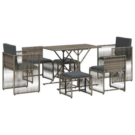 VidaXL Garten essgruppe poly-rattan  