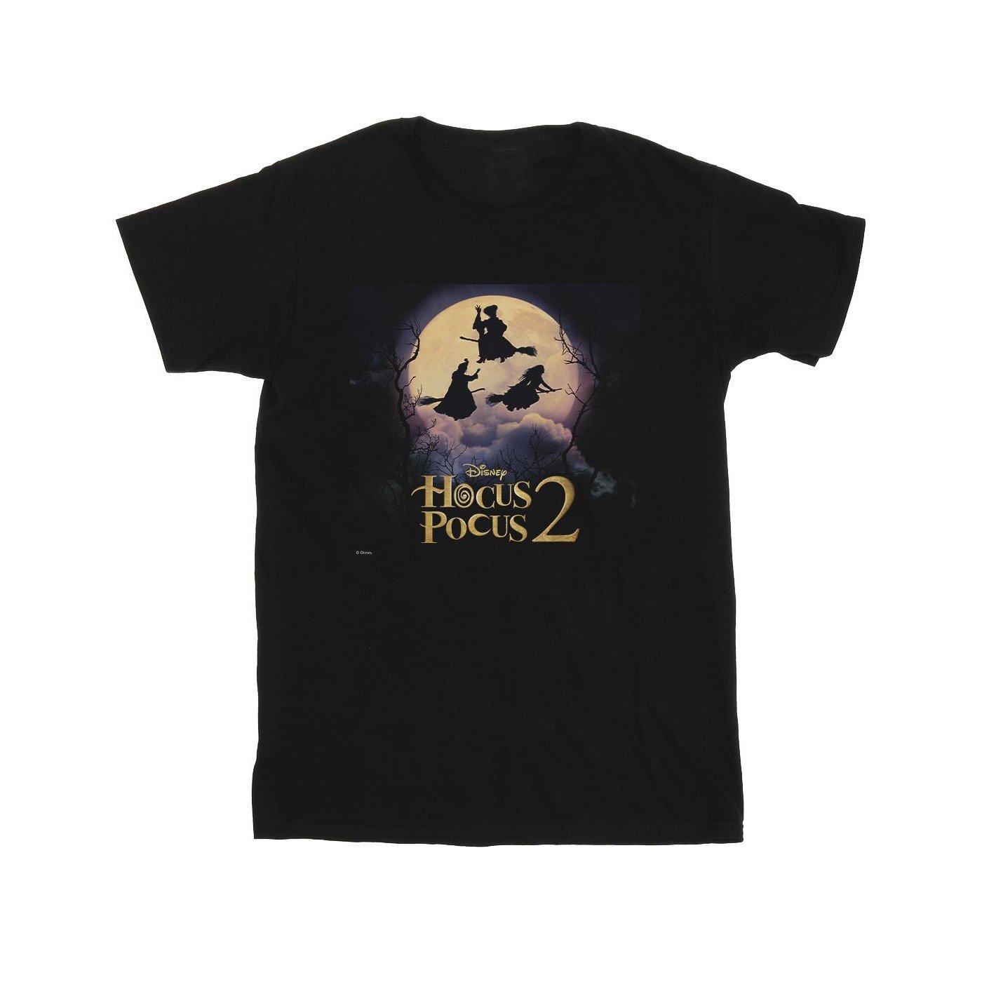 Image of Hocus Pocus Witches Flying Tshirt Unisex Schwarz 116