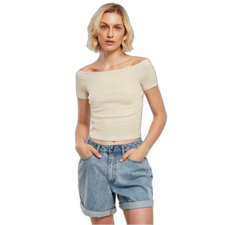 URBAN CLASSICS Schulterfreies T-Shirt  