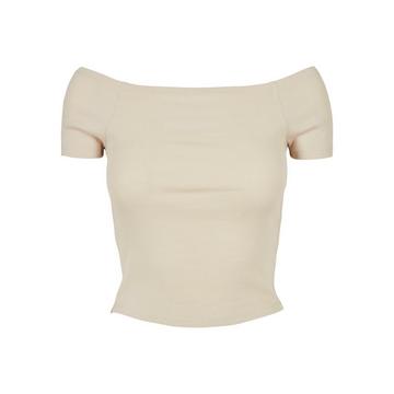 t-shirt à épaues dénudées urban cassics