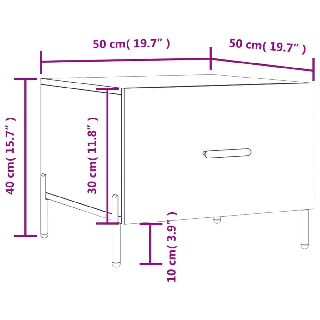 VidaXL tavolino da salotto Legno multistrato  