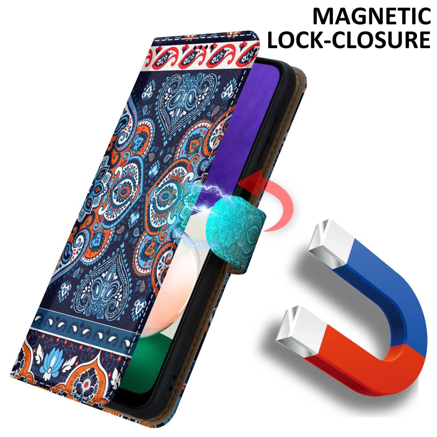 Cadorabo  Housse compatible avec Samsung Galaxy A22 5G - Coque de protection avec fermeture magnétique, fonction de support et compartiment pour carte 