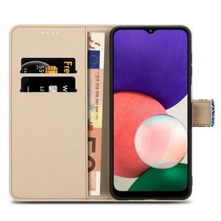 Cadorabo  Housse compatible avec Samsung Galaxy A22 5G - Coque de protection avec fermeture magnétique, fonction de support et compartiment pour carte 