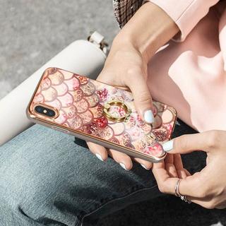 Avizar  Coque Anneau iPhone XS Max Motif Écaille 