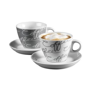 Cornello Cappuccinoset 4-teilig-weiss