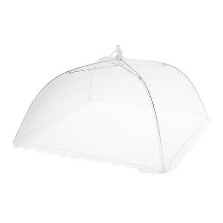 eStore Parapluie Alimentaire Pop-Up, Filet - Blanc  