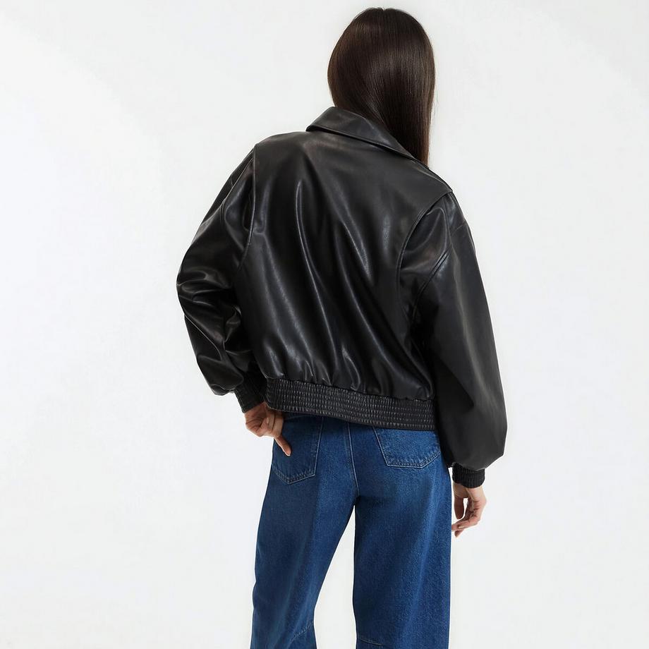 La Redoute Collections Giacca Corta in Similpelle  