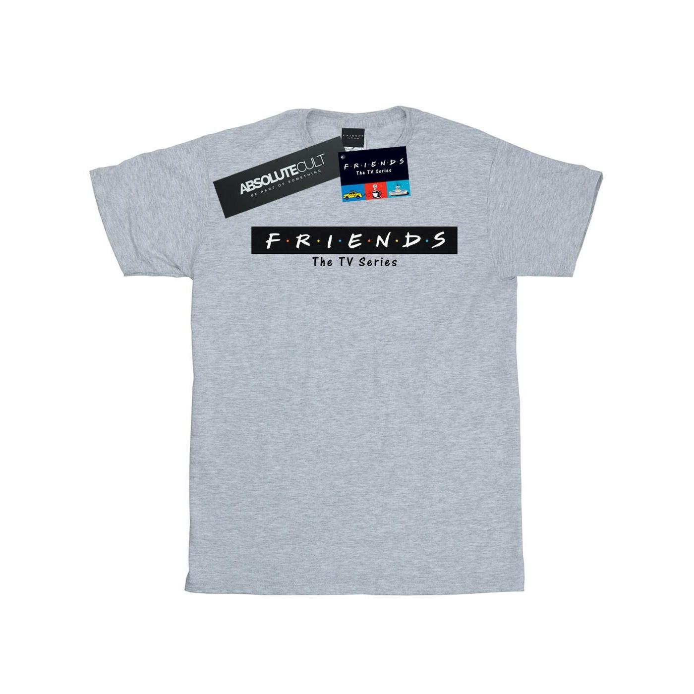 Image of Logo Block Tshirt Herren Grau S