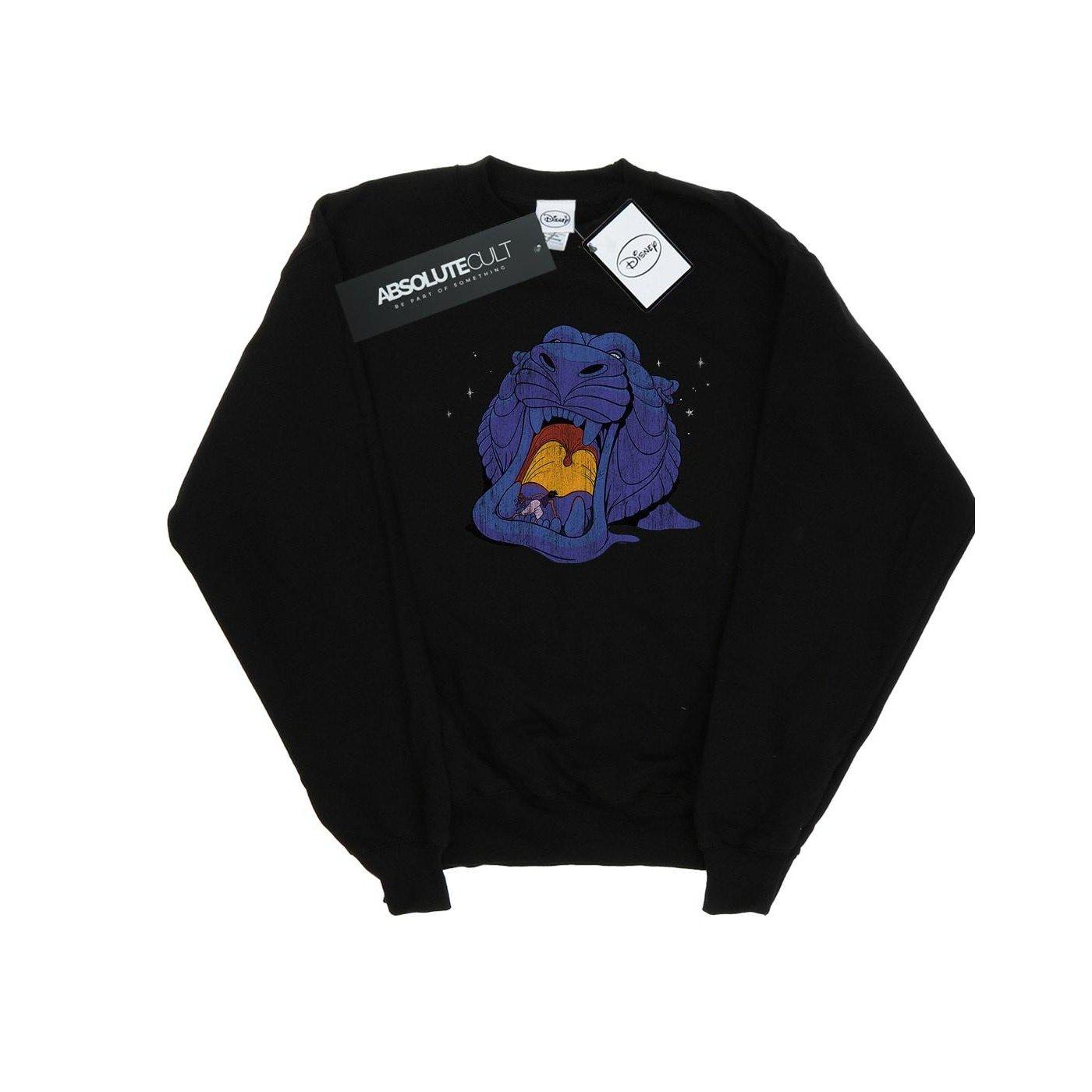 Image of Aladdin Cave Of Wonders Distressed Sweatshirt Herren Schwarz XL