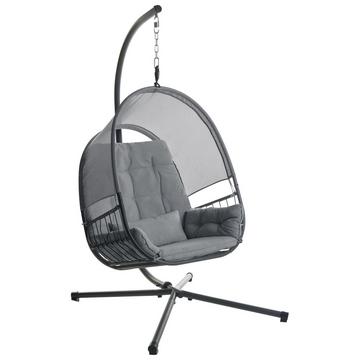 Fauteuil suspendu avec support en Tissu maillé Moderne ALVIANO