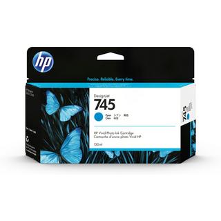 Hewlett-Packard  HP Tintenpatrone 745 cyan F9J97A DesignJet Z5600 130ml 