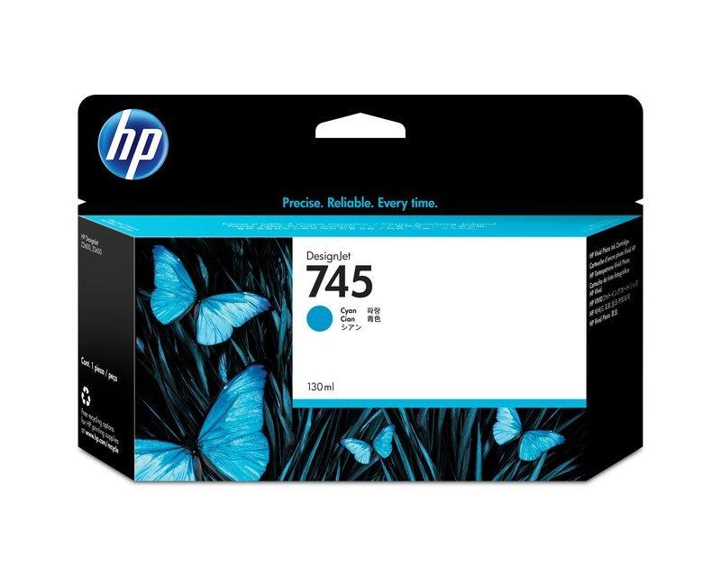 Hewlett-Packard  HP Tintenpatrone 745 cyan F9J97A DesignJet Z5600 130ml 