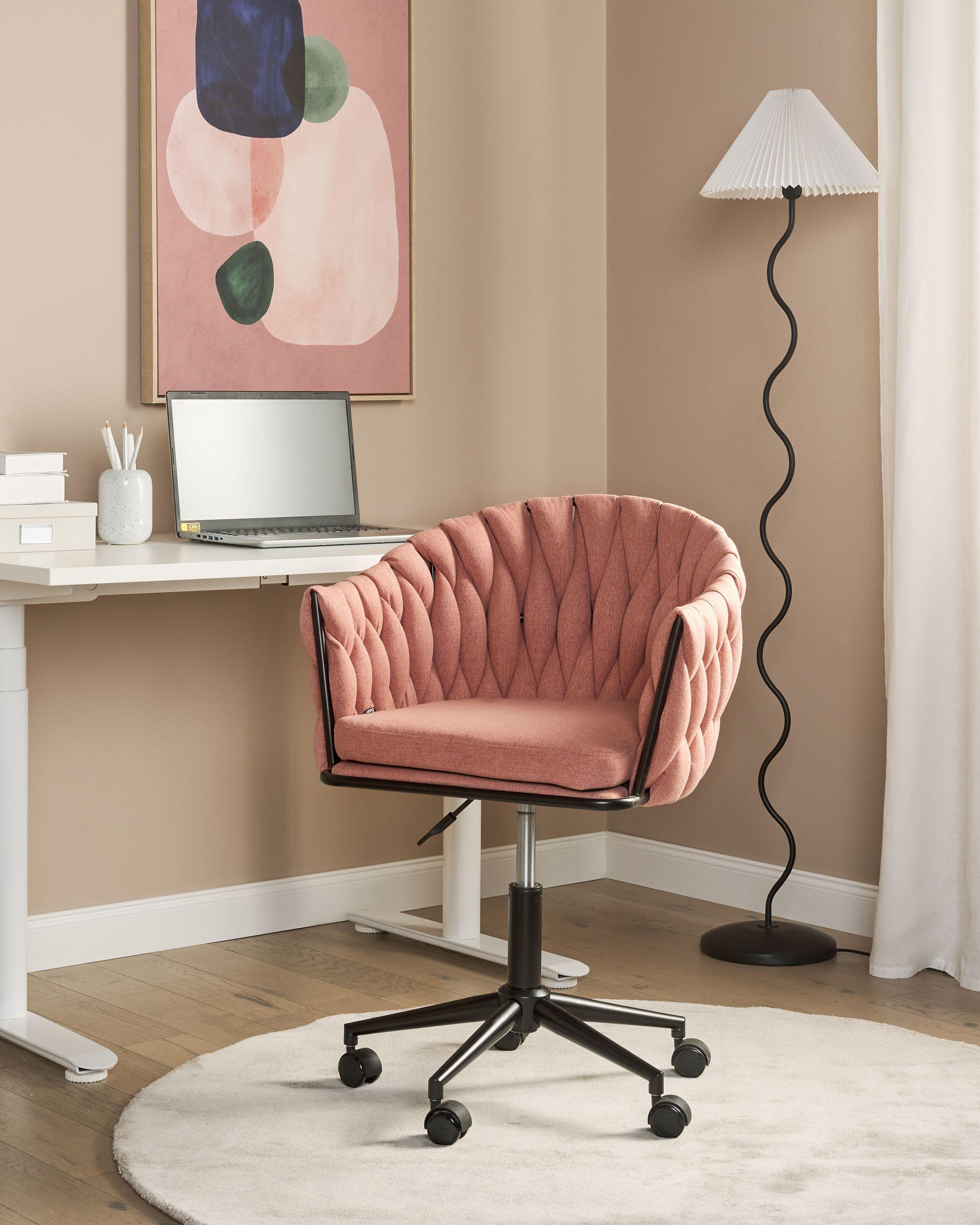 Beliani Chaise de bureau en Polyester Glamour MILAN  