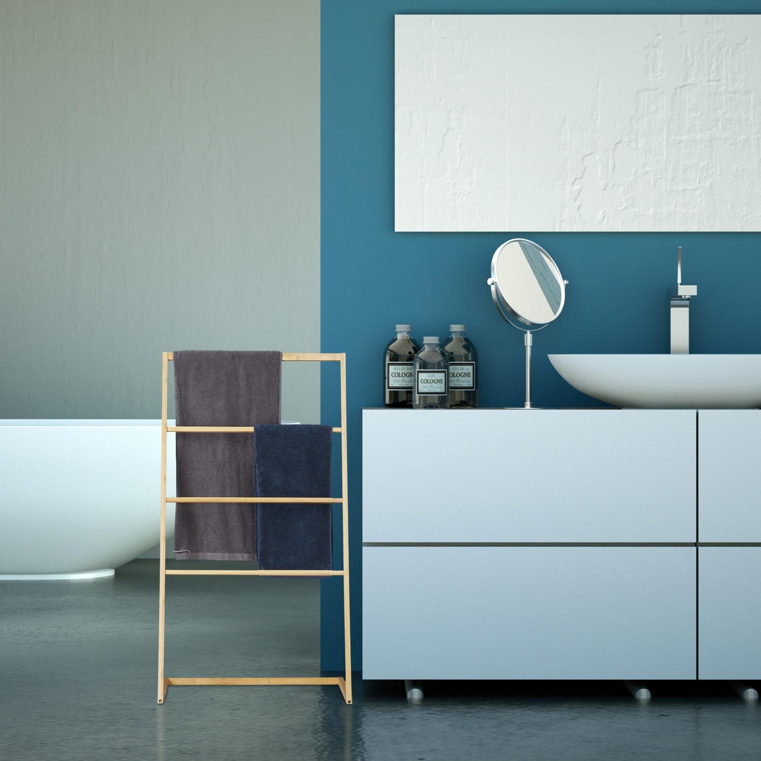 B2X Portasciugamani in bambù da terra  