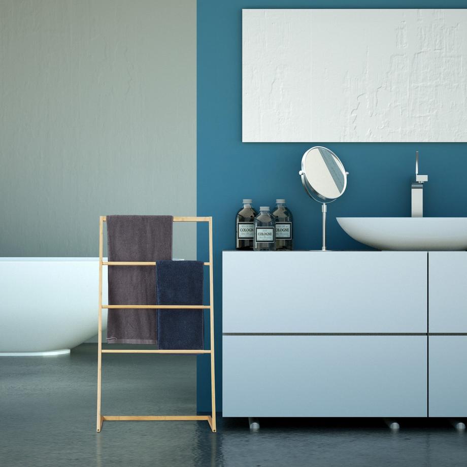 B2X Portasciugamani in bambù da terra  