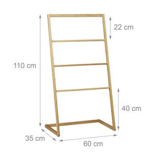 B2X Portasciugamani in bambù da terra  