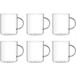 LEONARDO Teetasse Novo 400 ml, 6 Stück, Transparent  