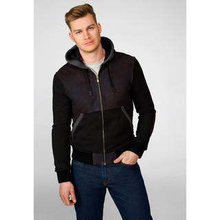 RICANO  Lederjacke Egon, Baumwoll-Leder Mix Hoody 