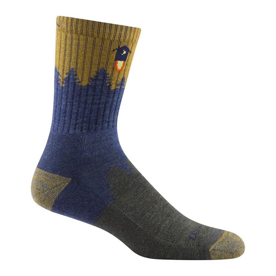 Darn Tough Chaussettes Homme Mi-Mollet Randonnée Mérinos Sans Couture