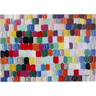 KARE Design Tableau Touched Colorful Dots 140x200cm  