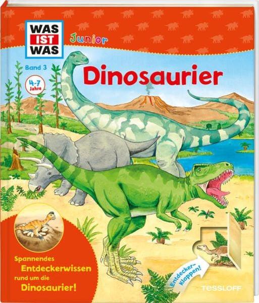 Dinosaurier / Was ist was junior Bd. 3 Bärbel Oftring Couverture rigide 