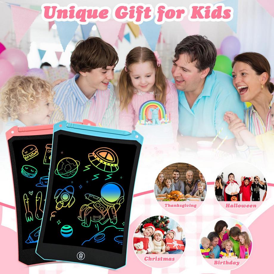 Activity-board  Tableau magique 2 packs fonction d'effacement Planche à dessin avec crayon 