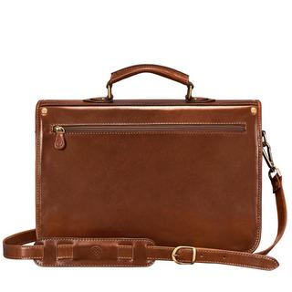 Maxwell Scott  Le Loreto Cartable pour ordinateur 15" en cuir 