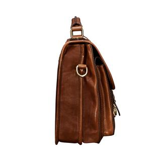 Maxwell Scott  Le Loreto Cartable pour ordinateur 15" en cuir 