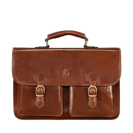 Maxwell Scott  Loreto -  Leder Satchel Laptoptasche 